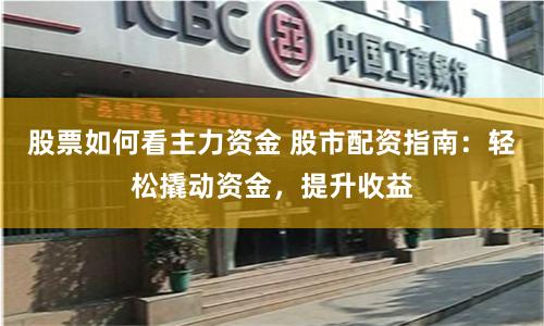 股票如何看主力资金 股市配资指南：轻松撬动资金，提升收益